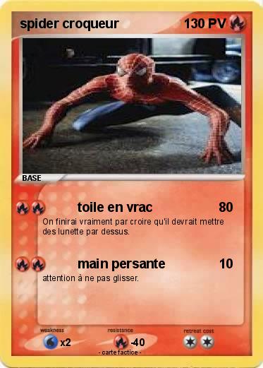 Pokemon spider croqueur