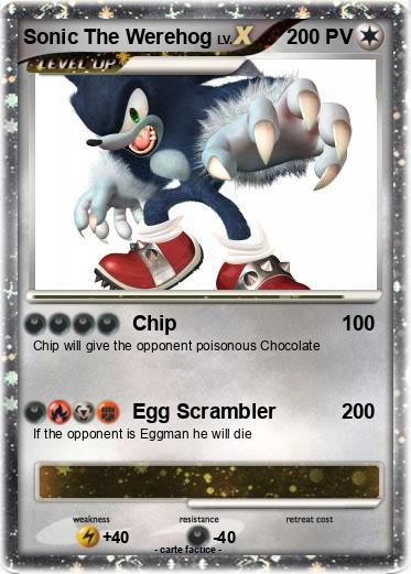 Pokemon Sonic The Werehog