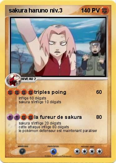 Pokemon sakura haruno niv.3
