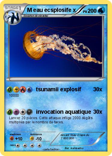 Pokemon M eau ecsplosife x