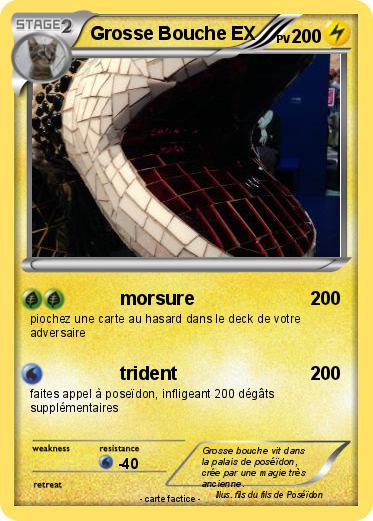 Pokemon Grosse Bouche EX