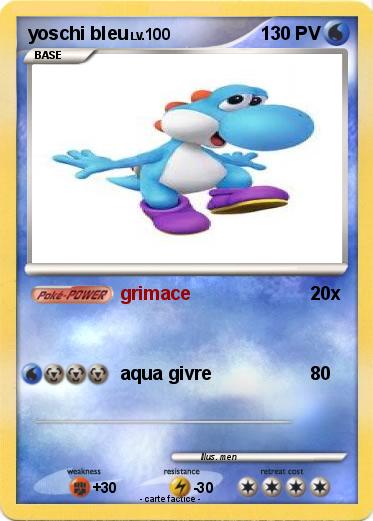 Pokemon yoschi bleu