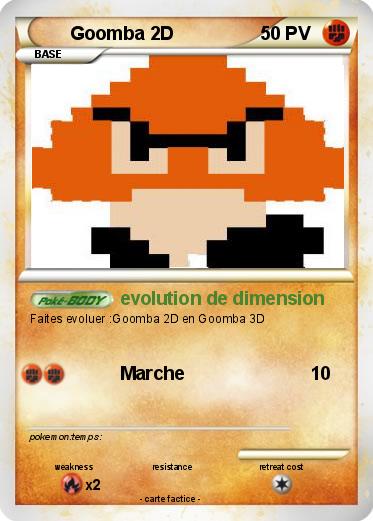 Pokemon Goomba 2D