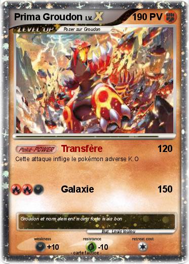 Pokemon Prima Groudon