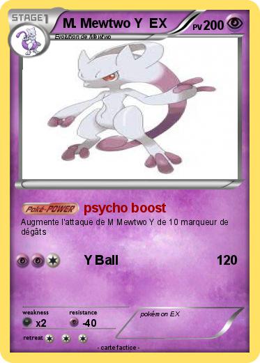 Pokemon M. Mewtwo Y  EX