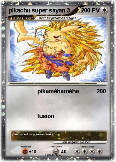 Pokemon pikachu super sayan 3