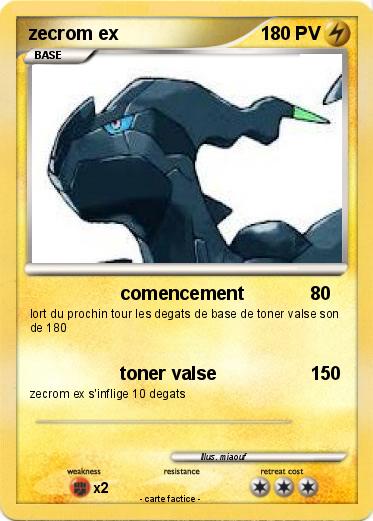 Pokemon zecrom ex