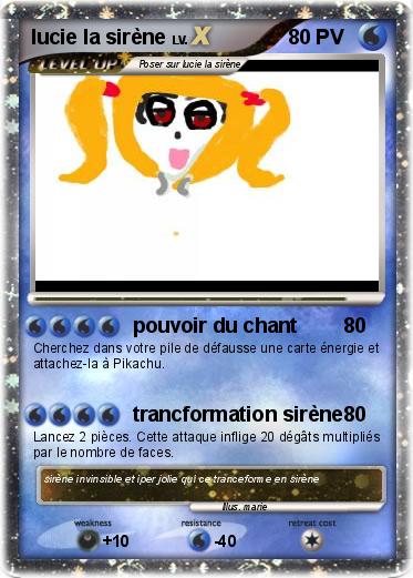 Pokemon lucie la sirène