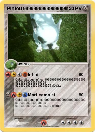 Pokemon Pirilou 99999999999999999
