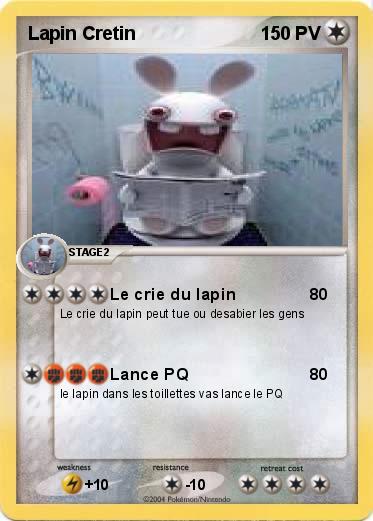 Pokemon Lapin Cretin