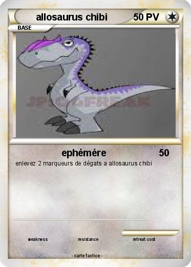 Pokemon allosaurus chibi