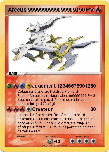 Pokemon Arceus 9999999999999999.
