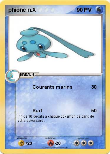 Pokemon phione n.X
