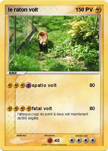 Pokemon le raton volt