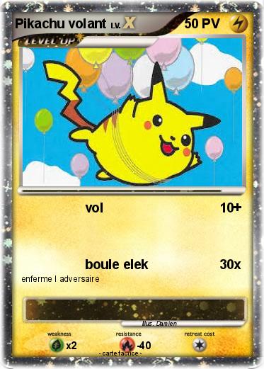 Pokemon Pikachu volant