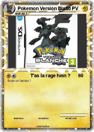 Pokemon Pokemon Version Blanc