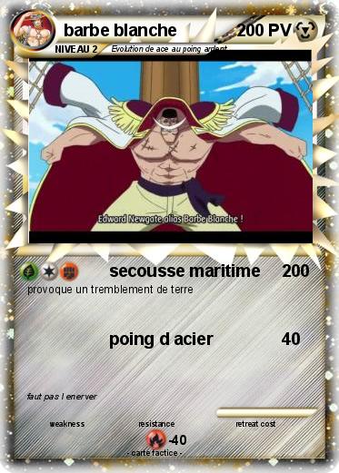Pokemon barbe blanche