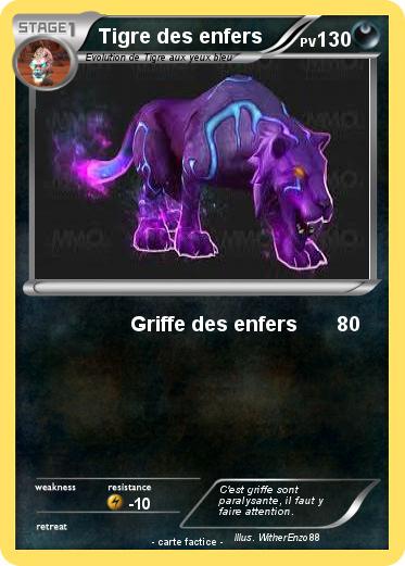 Pokemon Tigre des enfers