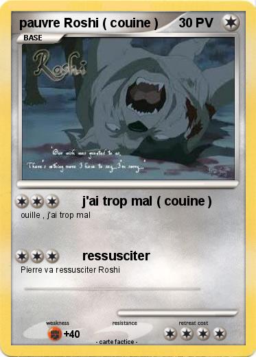 Pokemon pauvre Roshi ( couine )