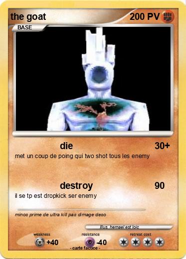 Pokemon the goat