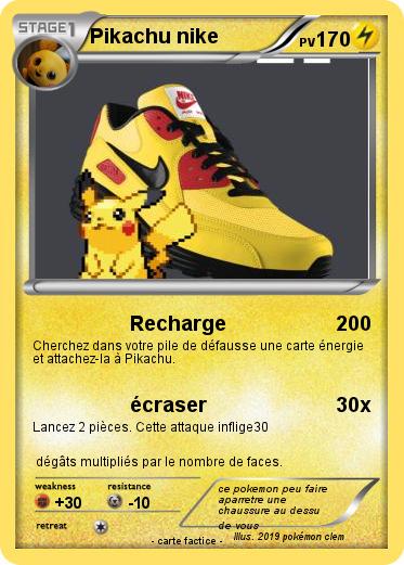 Pokemon Pikachu nike