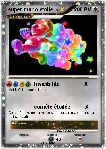Pokemon super mario étoile