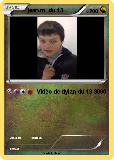 Pokemon jean mi du 13
