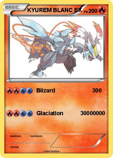 Pokemon KYUREM BLANC EX
