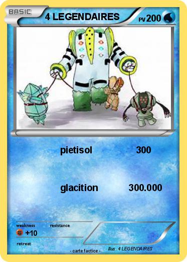 Pokemon 4 LEGENDAIRES