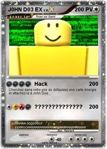 Pokemon J0HN D03 EX