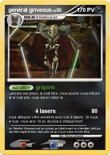 Pokemon général griveous