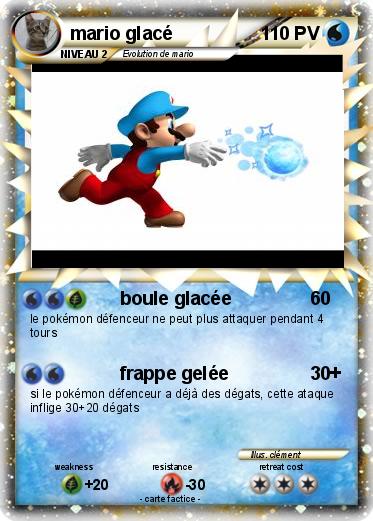 Pokemon mario glacé