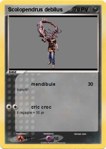 Pokemon Scolopendrus debilus