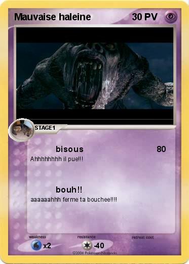 Pokemon Mauvaise haleine