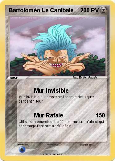 Pokemon Bartoloméo Le Canibale