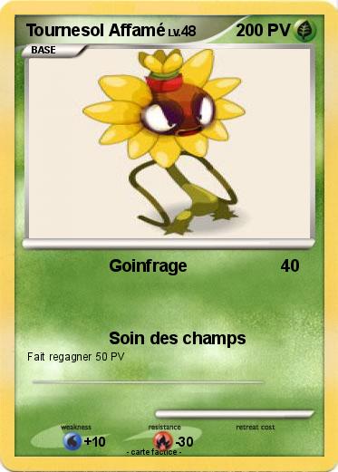 Pokemon Tournesol Affamé