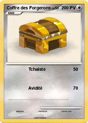 Pokemon Coffre des Forgerons