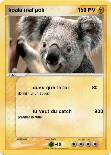 Pokemon koala mal poli
