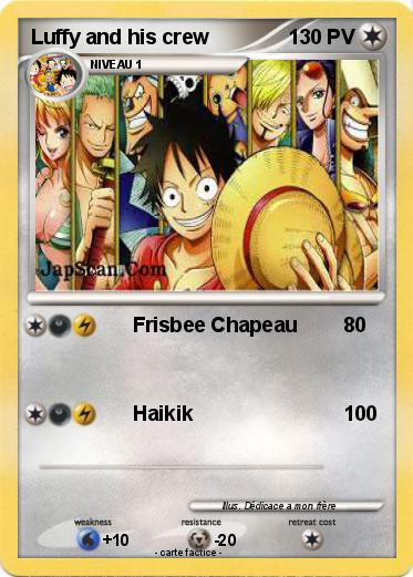 Pokemon Luffy and his crew