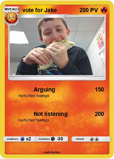 Pokemon vote for Jake