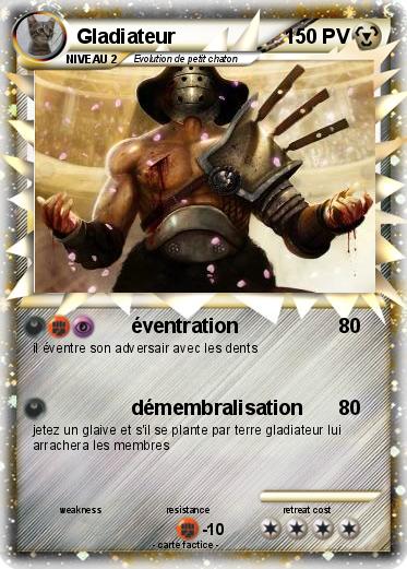 Pokemon Gladiateur
