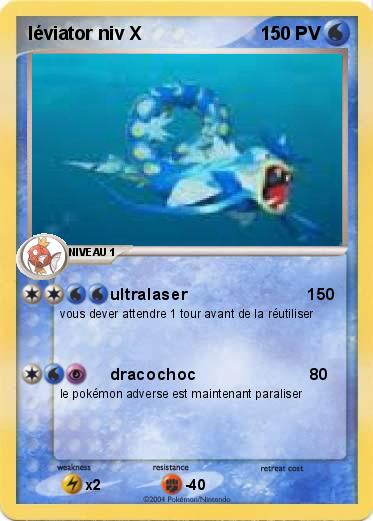 Pokemon léviator niv X