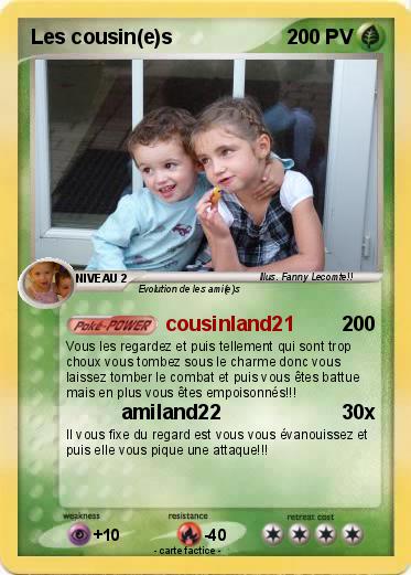 Pokemon Les cousin(e)s
