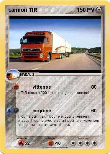 Pokemon camion TIR