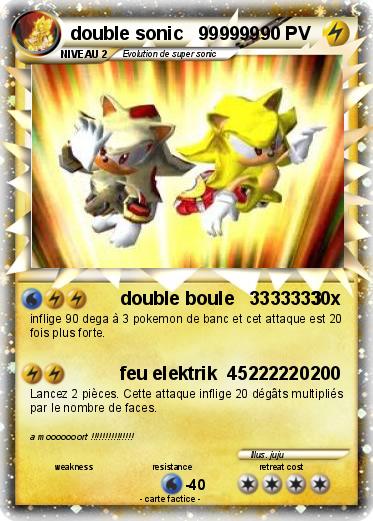Pokemon double sonic   999999