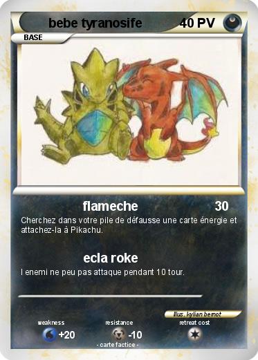 Pokemon bebe tyranosife