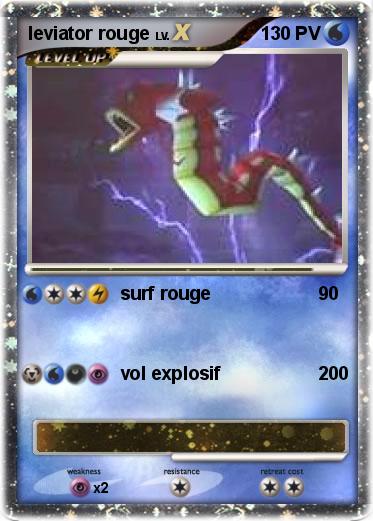 Pokemon leviator rouge