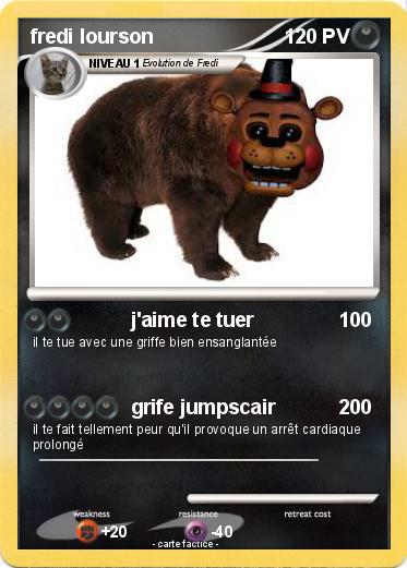 Pokemon fredi lourson