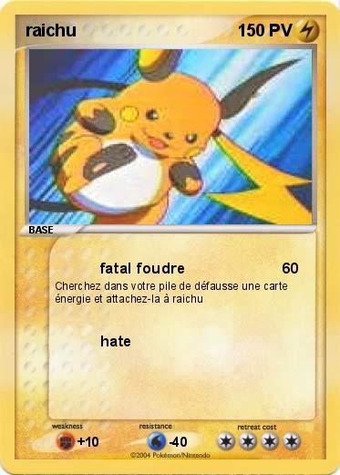 Pokemon raichu