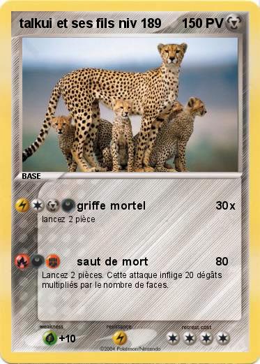 Pokemon talkui et ses fils niv 189